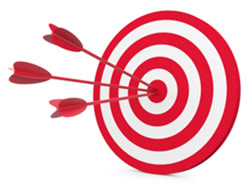 Multiple Arrows in Bullseye